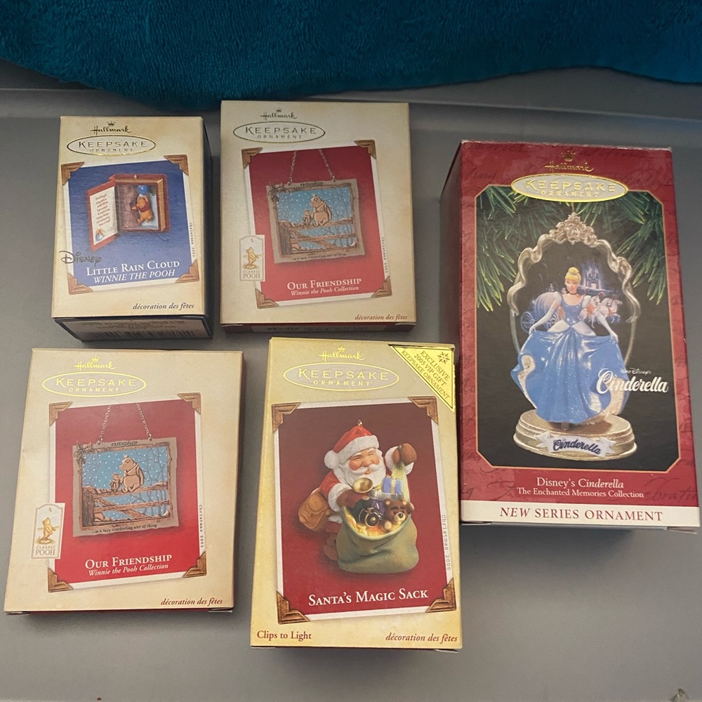 Hallmark KeepSake ornament lot of 5